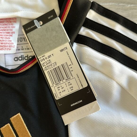 adidas Germany 2022-2023 Home Jersey White 9-10 YO NWT - Picture 8 of 9